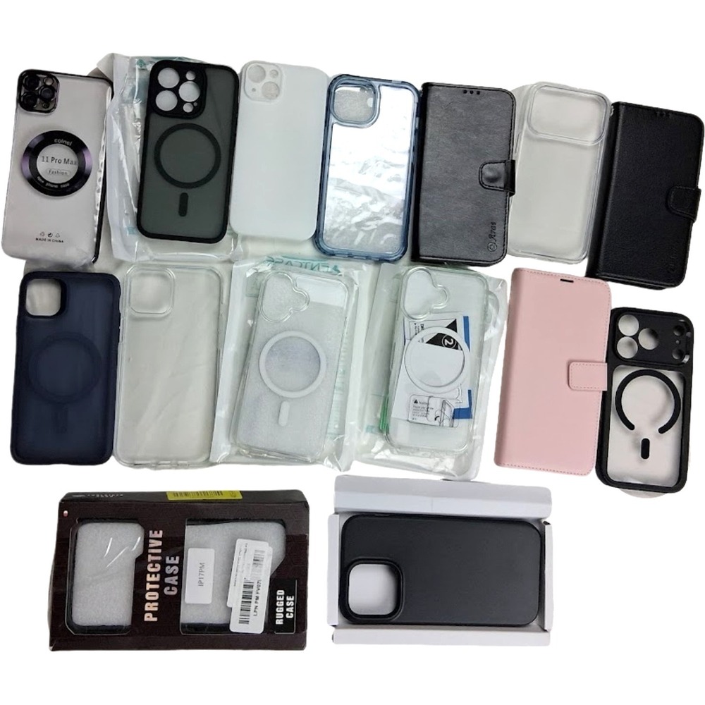 15pc Lot Iphone case folding Drop Resistant Various Models Sizes All Brand New